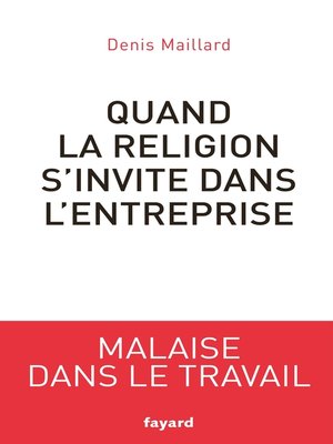 cover image of Quand la religion s'invite dans l'entreprise